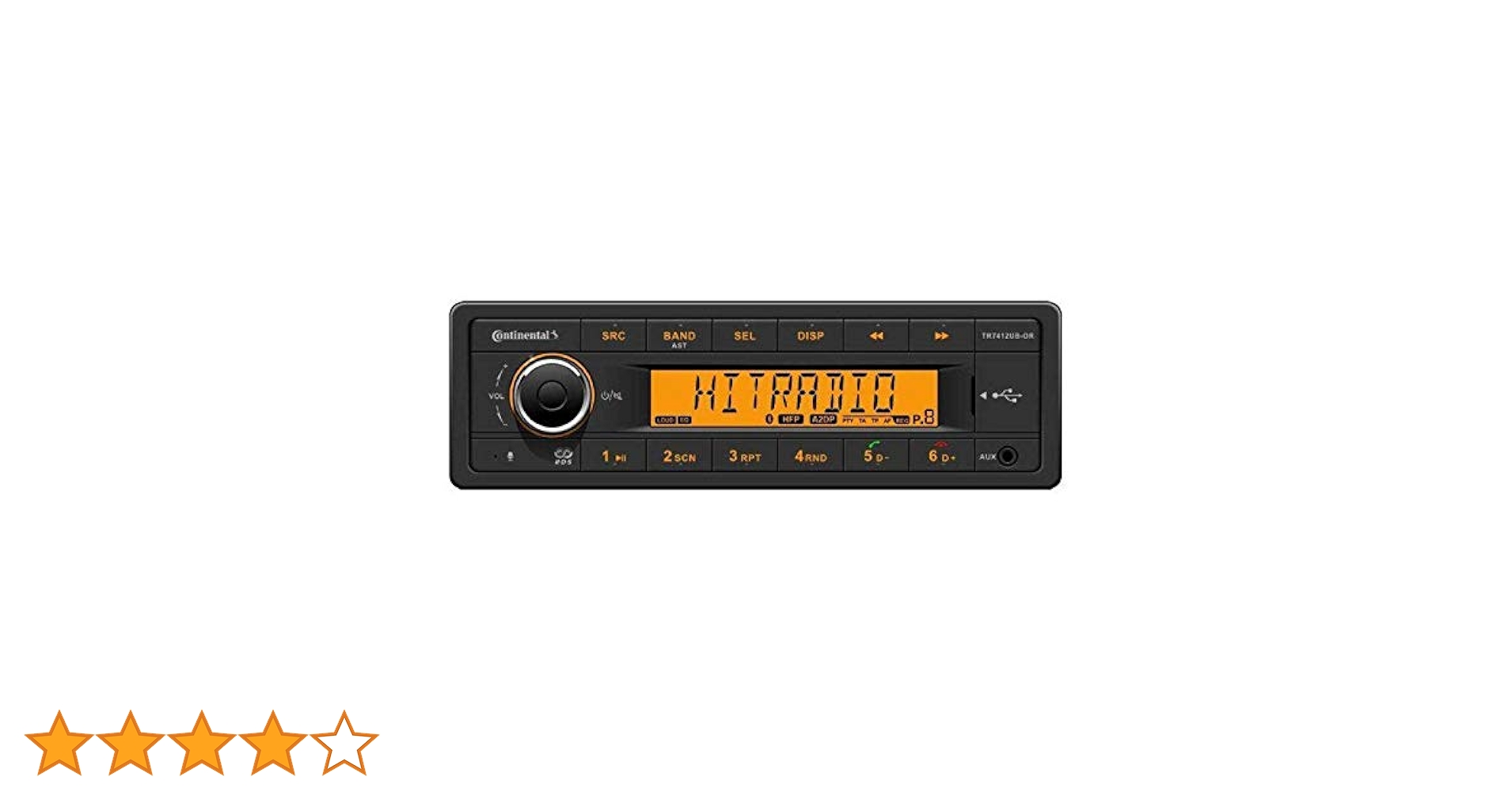 Amazon.co.jp: Continental TR7412UB-OR 1DIN コンチネンタル